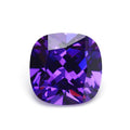 Hot Sale Violet Synthetic Stones Square Cushion Cut Cubic Zirconia for Fashion Jewelry