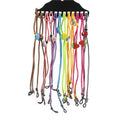 Children's Colored Rubber Glasses Chain with Sports Black Nylon Silicone Rope Lanyard for Sunglasses OEM Colors Model CC-3233