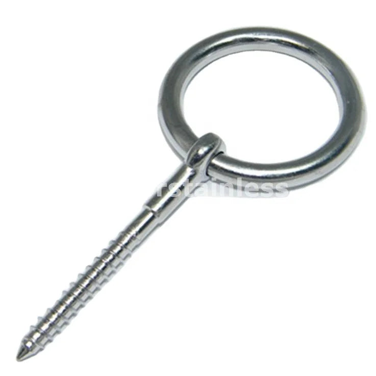 Hardware Suppliers Quality Guaranteed Wear Resistant and Durable Material Screw Bolt With Ring