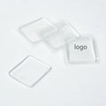 Car Interior Accessories Clear Super Sticky Silicone Rubber Gel Mat Anti Slip Dashboard PU Gel Pad 10PCS