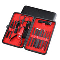 15pcs/18pcs Stainless Steel Manicure Nail Kit Set Men Grooming Kit Manicure Set Manicure Pedicure Set Professional