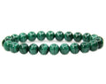 Natural AA Grade Malachite Bead Bracelet Gemstone Round Beads Stretch Beaded Bracelets Men Woman
