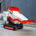 Free Shipping Small Dumper 500kg Self Loading Gasoline Engine Mini Dumpers with Crawler Type