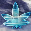 Large Leaf Silicone Tray Mold Weed Leaf Storage Box Mold for Resin Art