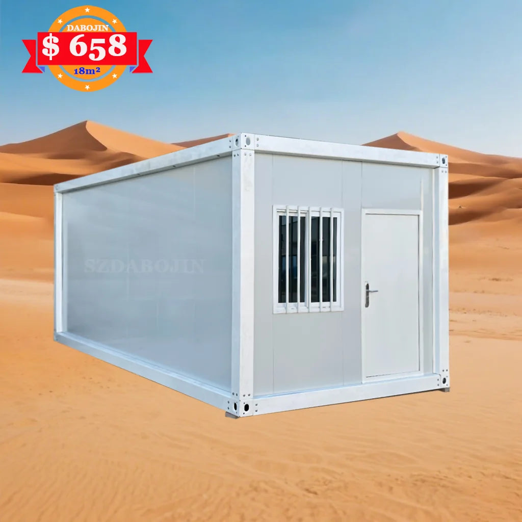 Customized 20ft Detachable Prefab House Steel Living Space Made From Containers Flat Pack Design for Outdoor Use