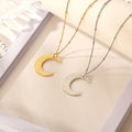 GT Custom Muslim Ayatul Kursi Arabic Crescent 18K Gold Plating Stainless Steel Islamic Pendant Necklace