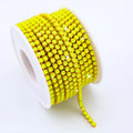 Wholesale 3D Round SS6/SS12 Loose Rhinestones Claw Chain Metal for Shoes DIY Garment Trim