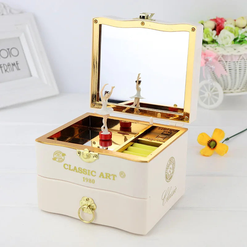 Jewelry Storage Box Children's Birthday Gift Whirling Clockwork to Alice