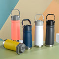 2023 New Double Wall Vacuum Flasks 18/8 Stainless Steel Insulated Sports Water Bottle with Handle