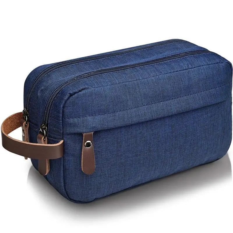 2022 Hot Sale Large Capacity Oxford Fashion Zipper Cosmetics & for Travel Bag with Portable Makeup Organizer for Men