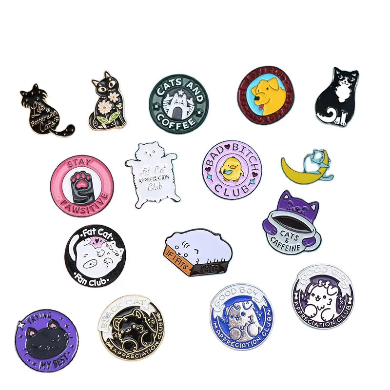 Manufacture Cheap Long Needle Bulk Animal Cute Anime Kpop Metal Souvenir Badge Hard Pride Custom Logo Soft Lapel Enamel Pin