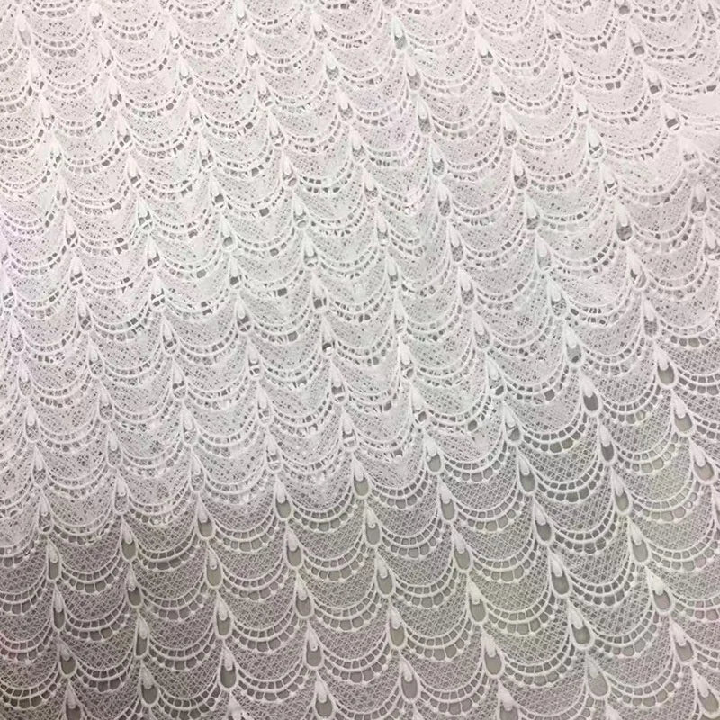 Newest Design Couture Water Soluble Garment Fabric White LT21095