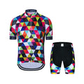 Customizable Breathable Quick Dry Men's Short Sleeve Cycling Jersey OEM Sportswear Set