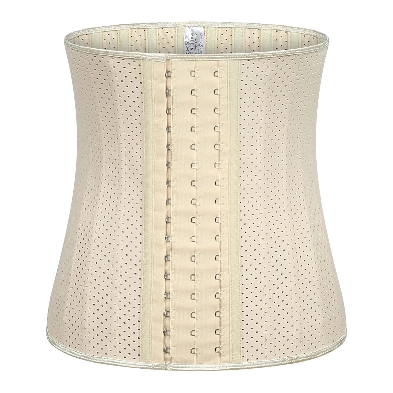 Plus Size 30cm Height 25 Steel Bone Waist Trainer Natural Latex Body Shaper Corset Women