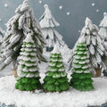 DIY Christmas Tree Silicone Mold Aromatherapy Candle Molds Plaster Ornaments 3D Diy Handmade Soap Drop Glue Plaster Moulds