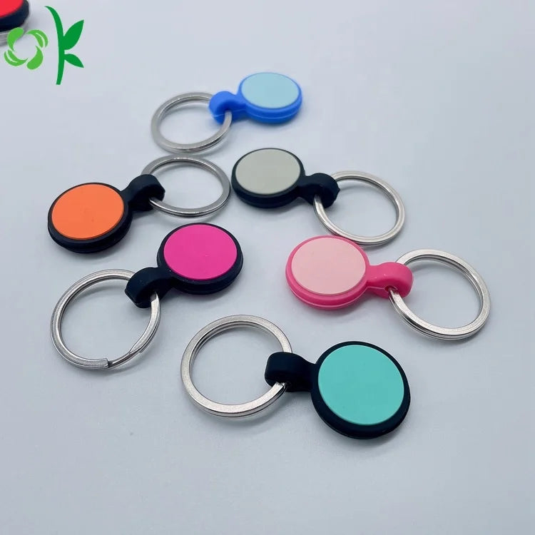 OKSILICONE Pet Supplies Silicone Dog ID Tag OEM Manufacturer for Double-sided Custom Printed Engrave Tag