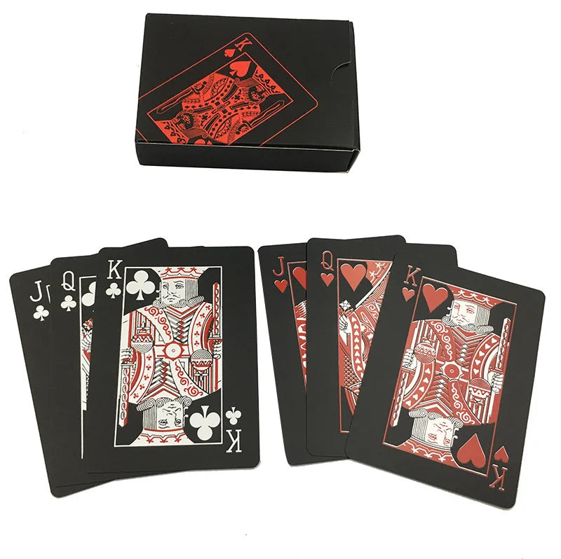 Free Sample Plastic Pvc Poker Card Decks Custom Design Waterproof Table Game Card Playing Cards