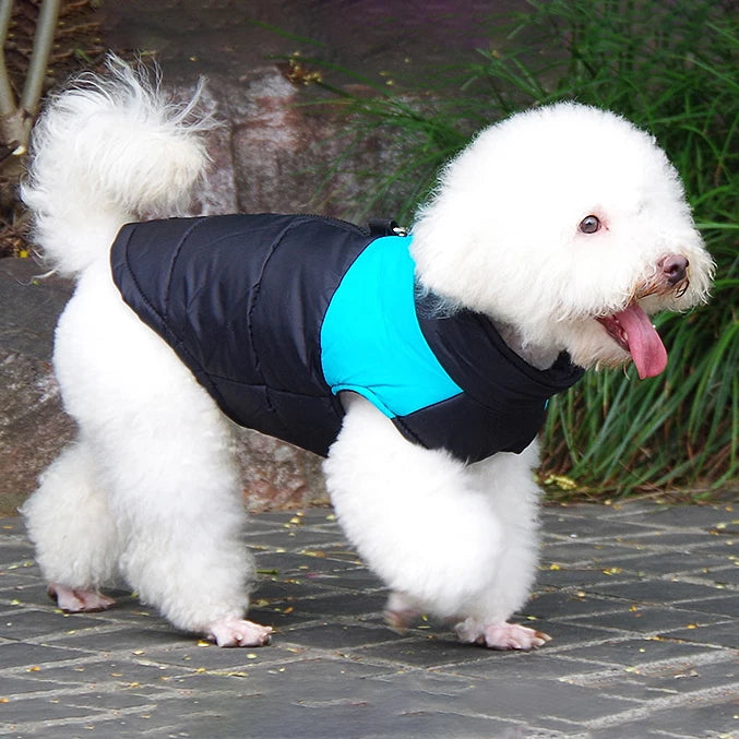 ZMaker Down Cotton Dog Coats Pet Jackets Dog Waterproof Vest Warm Pet Clothes for Dog