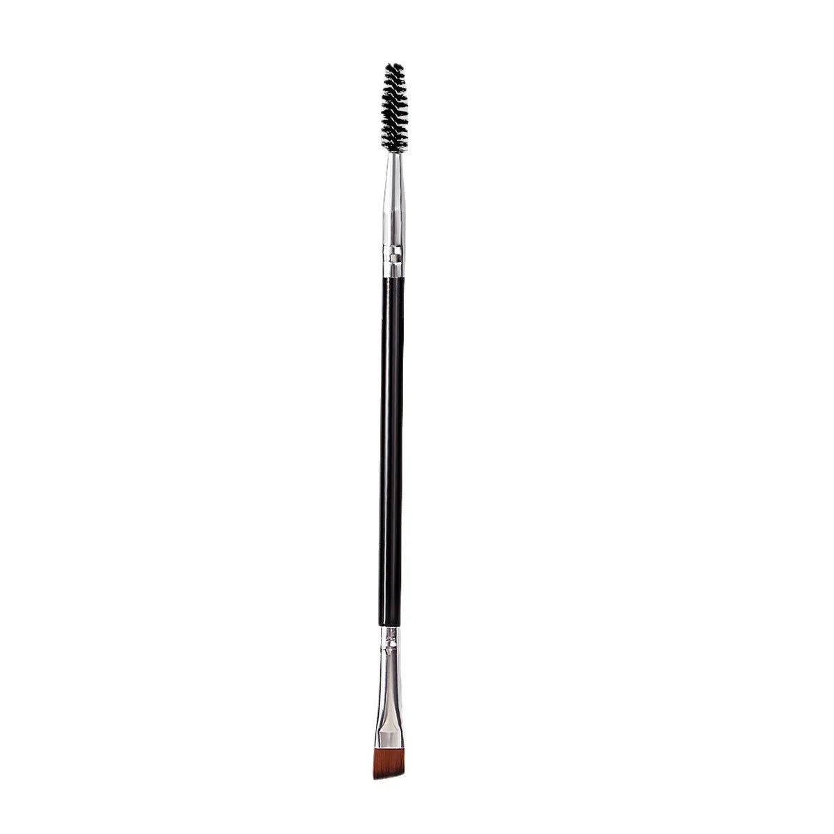 Best Sell Double Ended Eyebrow Brush Slanted Eyeliner Lash Makeup Mascara Brush for Makeup Brushes with Private Label