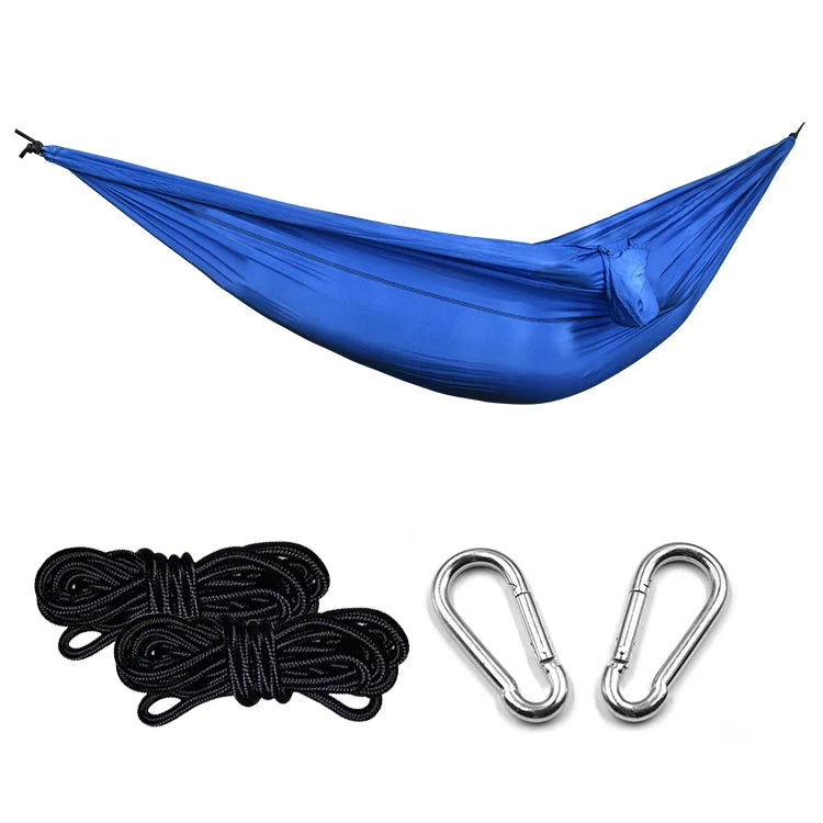 Hot Sale Outdoor Single Double Camping and Cycling Nylon Parachute Cloth Hammock