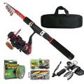 Lightweight Portable 1.8M-3M High Carbon Fiber Fishing Rod 3000 Reel Set Fishing Tool Set With Fishing Line Best Quality