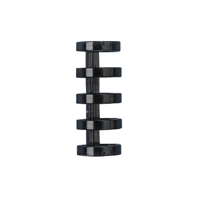 5-Hole DIY Plastic Binding Clip Strip Ring Stepped Loose-leaf Hole Clip