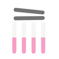 2022 Hot Seller Factory Supply Double Sided Soft White EVA Emery 3 Way Nail Buffers