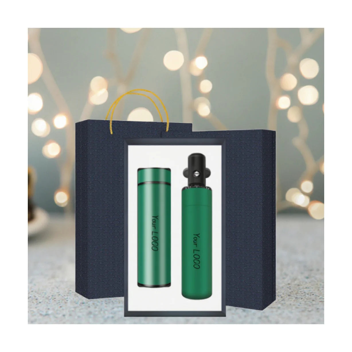 2025 Wedding Student Gift Set for Bride Groom Children Christmas Promo UV Umbrella School Employees' Gift From Realtor
