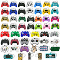 Wholesale Creative PVC Rubber Keychain Game Controller Joystick Embossed Soft Pvc Patch Keyring Custom Shape Keychains Christmas