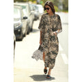 New Arrivals Zebra Pattern Summer Beautiful Turkish Kaftan for Woman