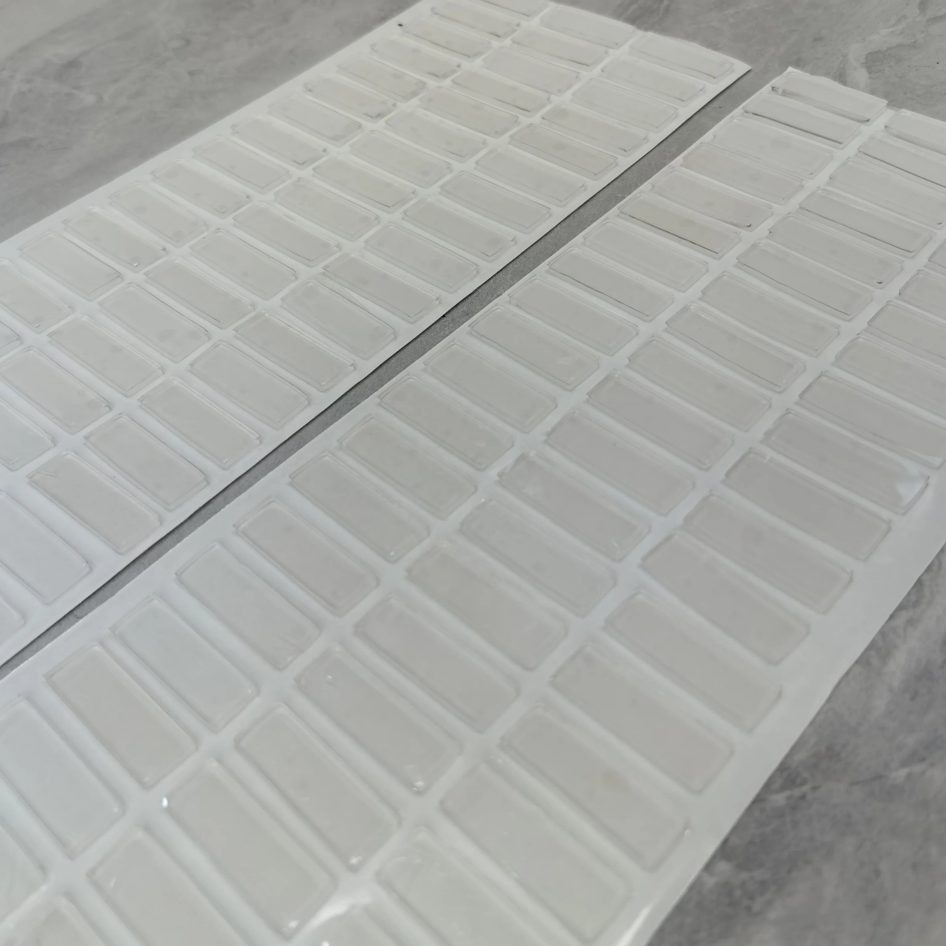 Double Sided Pu Gel Pads Thin Grip Tape Strip Clear Anti Slip Sheet Nano Suction Sheets Pads