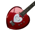 Heart Shaped 6-String Electric Guitar High Gloss Red Body Rose Wood Fingerboard Maple Back/Side Material Fast Ship