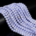 6mm 8mm 10mm Blue Crazy Quartz Crystal Beads Smooth Round Bracelet Beads Diy Beads for Jewelry Making