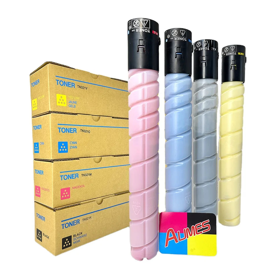 Factory Wholesale TN321 TN-321 Color Toner Cartridge for Konica Minolta Bizhub C224 C364 C284 C7822 C7828 Photocopier