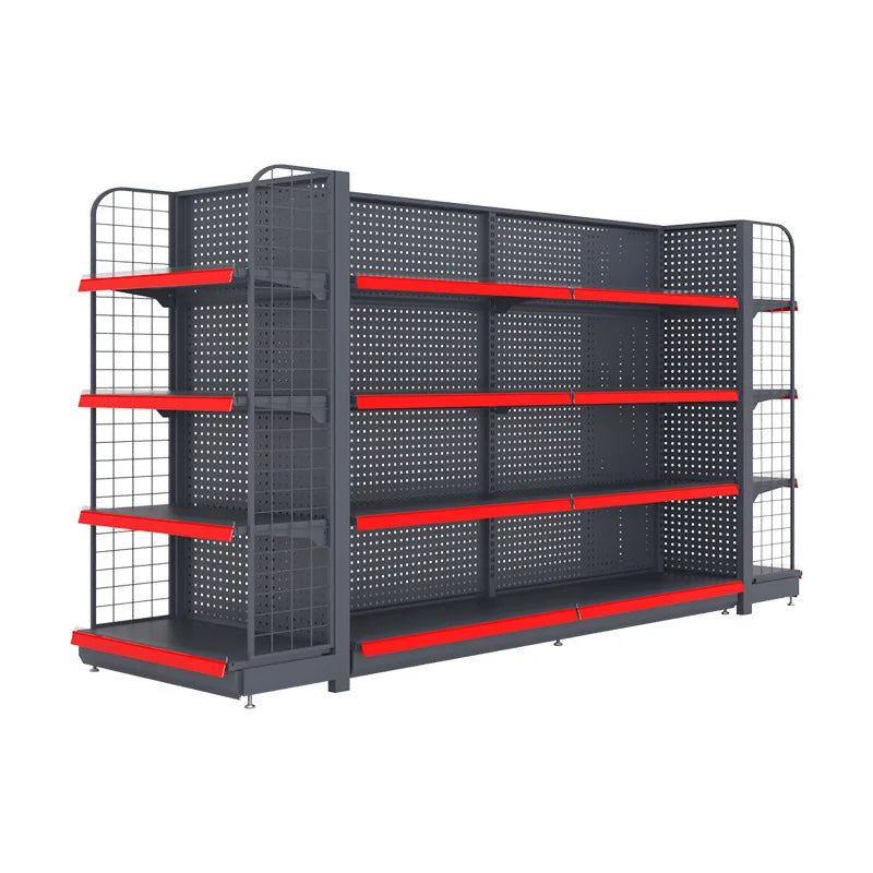 Customized Retail Store Rack Supermarket Shelf Gondola Shelving Supermarket Shelves Dimension