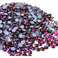 Ss20# 8 Big and 8 Small 16 Cuts Rose Gold ab Hot Fix Rhinestone Iron on Rhinestone Hotfix Strass for Garment