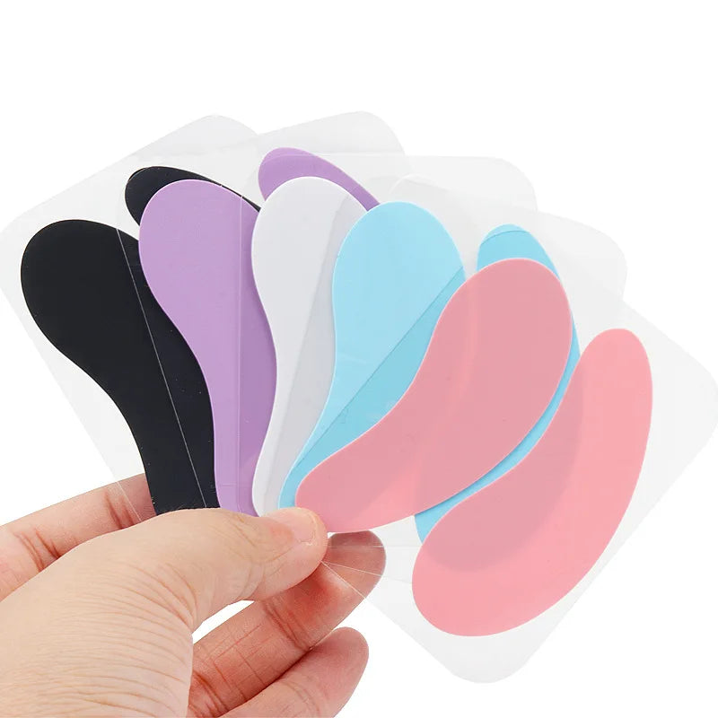 New Reusable Lash Extensions Silicone Eye Pads Washable Silicone Under Eye Patch for Eyelash Extension Eye Gel Pad