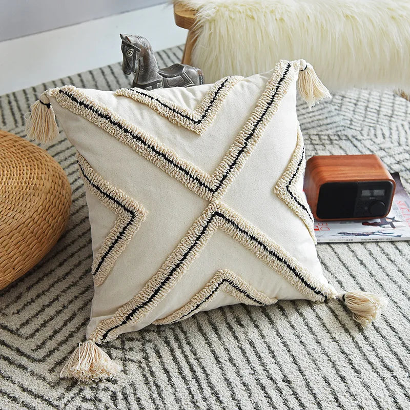 Amity New Style Embroidery Abstract Pillowcase Cushion Covers Decorative Throw Pillows for Sofa Car New Generation Pillow Cases