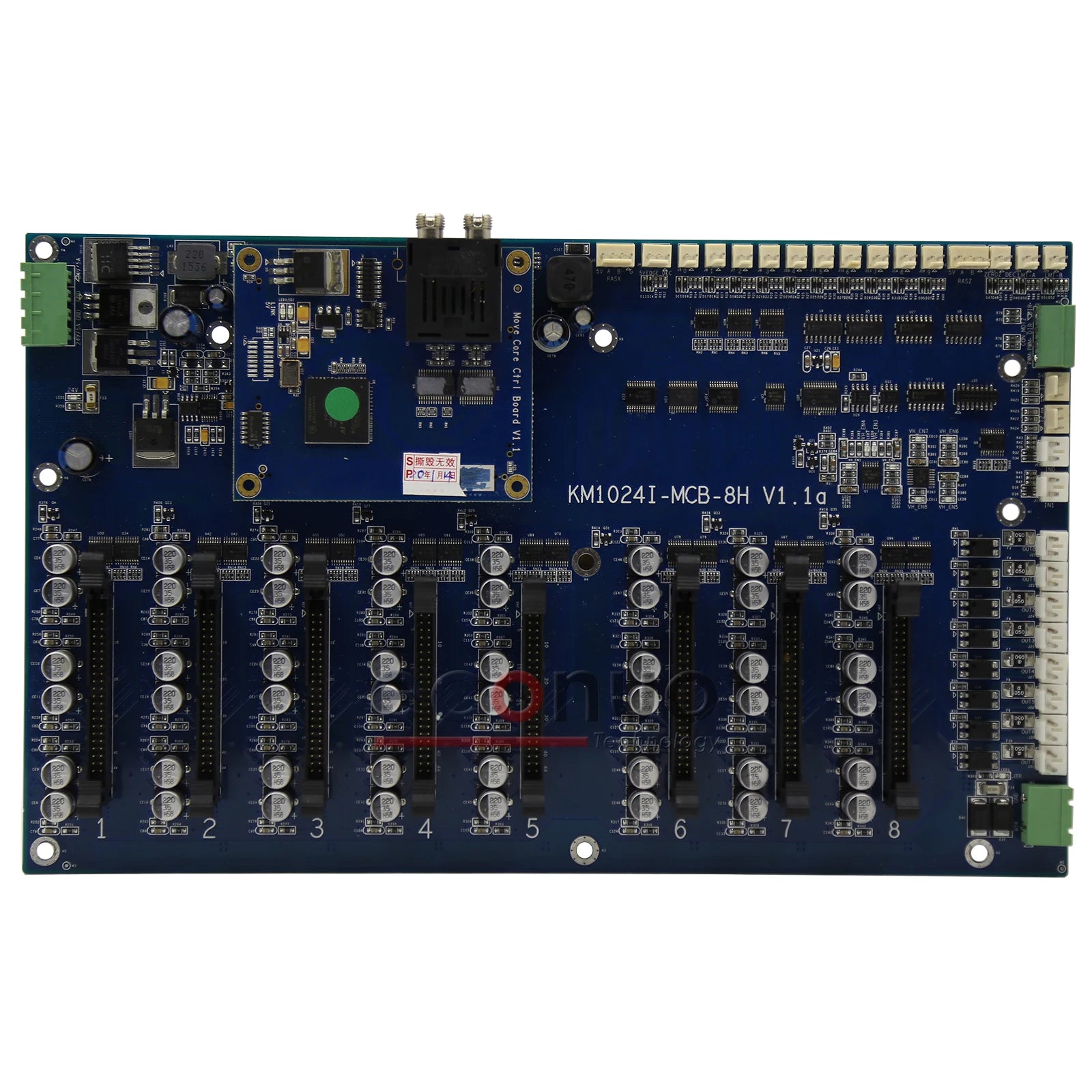 large wide format printer parts Original konica 1024i head board KM1024i-MCB-8H v1.7a km1024i control board carriage board for f