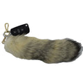 MWFur  Fluffy Genuine Fox Fur Tail Natural Color Fox Tail Key Chains Natural Fox Fur Tail Keychain Fluffy Keychain