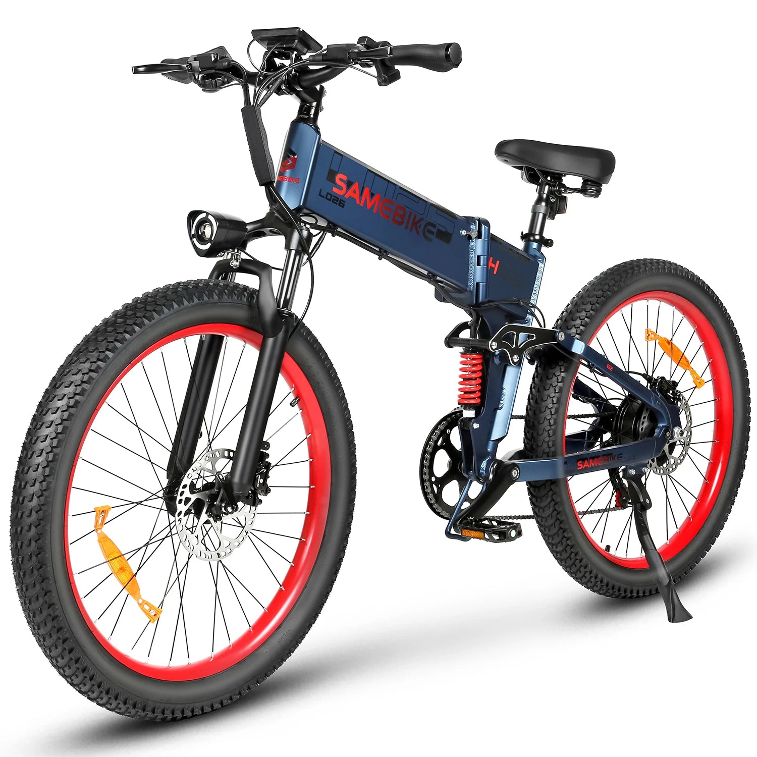 EU Warehouse Local Stock Free-shipping 26*3.0 Inch Fat Big Tire 48v 15Ah Pedal Assisted Folding Mountain Electric Fat Tire Bike