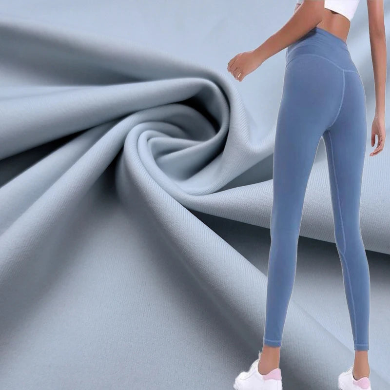 Stock Lot Yoga Textiles High Elastic Nylon Spandex Leggings Fabric for Sports