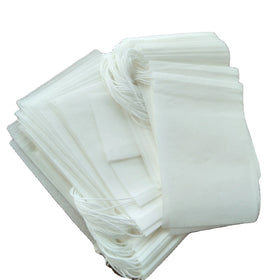 In Stock Biodegradable Tea Bags with Cotton Draw Strings Eco Wood Pulp Filter Tea Bag Heat Seal Empty Loose Leaf Tea Bags