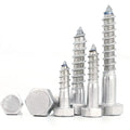 Factory Price Stainless Steel Hex Head Furniture Wood Screw Lag Bolts DIN571 Coach Screw M16 M18 M20 100mm 120mm