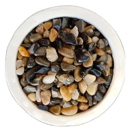 Aquarium Natural Rainbow Sand Stone Colorful Pebbles for Fish Tank Turtle Tank Decoration River Stone Landscape Sand