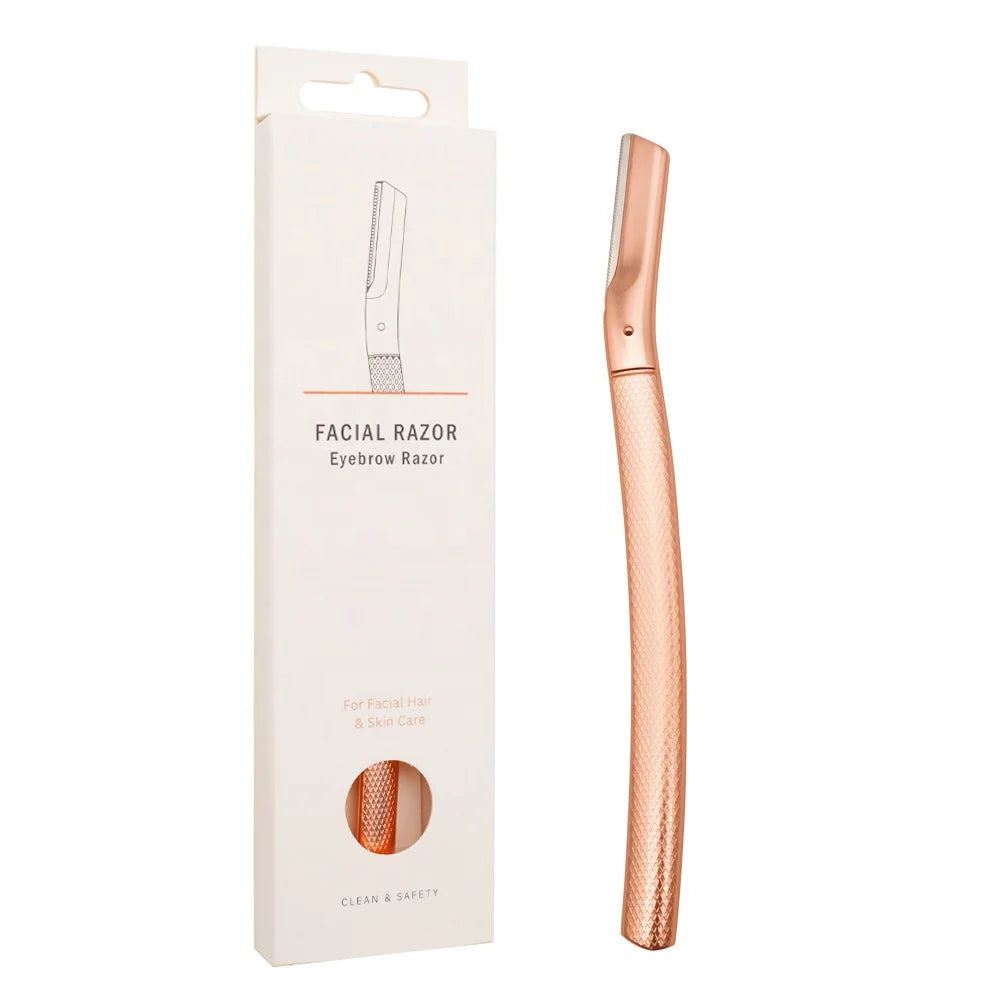 Reusable Swedish Stainless Steel Blades Zinc Alloy Eyebrow Facial Razor