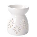 European Style Pottery Aromatherapy Diffuser Oil Burner for Home Decoration Christmas Essential Oil Diffusing Candle Jar Holder