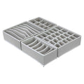 Home Storage Divider Non-woven Scarfs Socks Bra Organizer Storage Box Closet for Underwear Dress Drawer Organizer Foldable