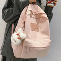 Cute Girls Backpack Women Large Capacity Ins Simple School Bags for Teens Female Korean School Student Bookbag Ladies