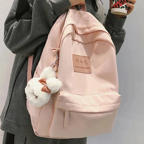Cute Girls Backpack Women Large Capacity Ins Simple School Bags for Teens Female Korean School Student Bookbag Ladies